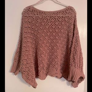 NWOT JESSICA SIMPSON BATWING KNIT SWEATER L